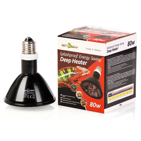 Repti-Zoo Deep Heater 80W - Bezpieczne, efektywne ogrzewanie terrarium