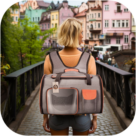 Furrever Friends Combi Bag plecak transporter dla kota i psa - Bezpieczny i wygodny transport