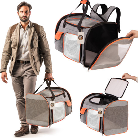 Furrever Friends Combi Bag plecak transporter dla kota i psa - Bezpieczny i wygodny transport