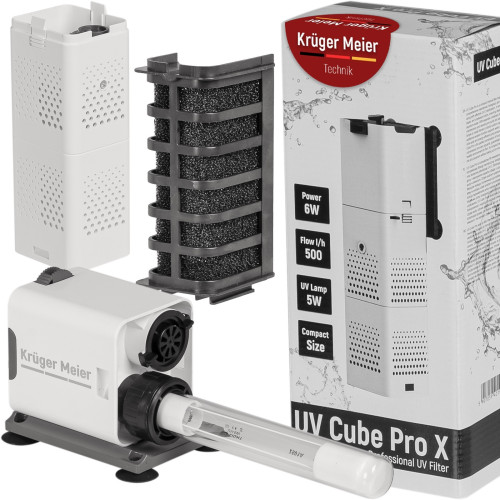 Kruger Meier UV Cube Pro X filtr UV wewnętrzny - Krystaliczna woda w akwarium