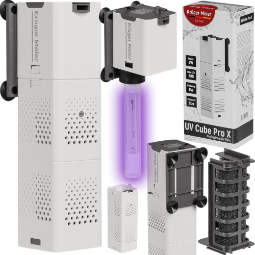 Kruger Meier UV Cube Pro X filtr UV wewnętrzny - Krystaliczna woda w akwarium