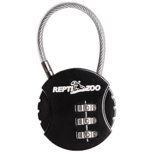 Kłódka do terrarium Repti-Zoo Terrarium Lock czarna metalowa
