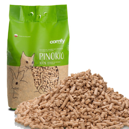 Comfy Pinokio Pellet Drewniany 7l - Naturalna, chłonna i bezpyłowa
