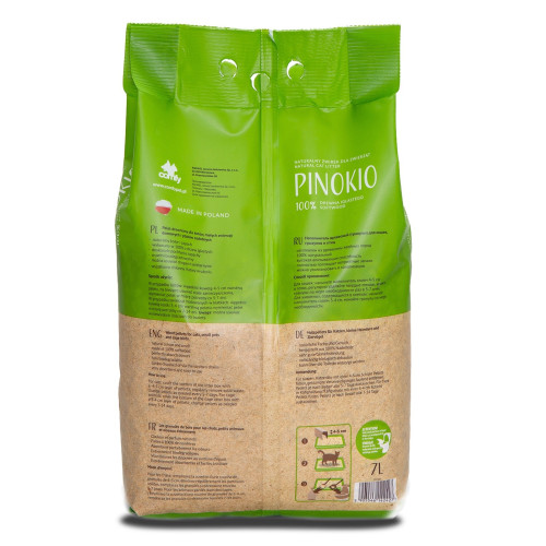 Comfy Pinokio Pellet Drewniany 7l - Naturalna, chłonna i bezpyłowa