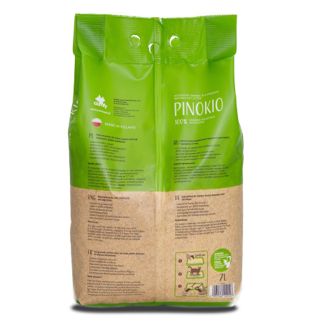 Comfy Pinokio Pellet Drewniany 7l - Naturalna, chłonna i bezpyłowa
