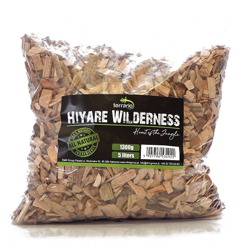 Terrario Hiyare Wilderness duże zrębki bukowe - Naturalne podłoże do terrarium