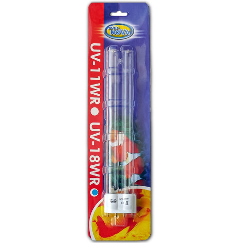 Aqua Nova żarnik UV 18W - Krystaliczna woda, usuwa glony