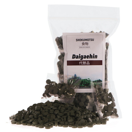 Spirulina w tabletkach SHOKUMOTSU Daigaehin 75 ml pokarm roślinny dla rybek