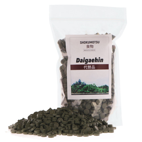 Spirulina w tabletkach SHOKUMOTSU Daigaehin 75 ml pokarm roślinny dla rybek