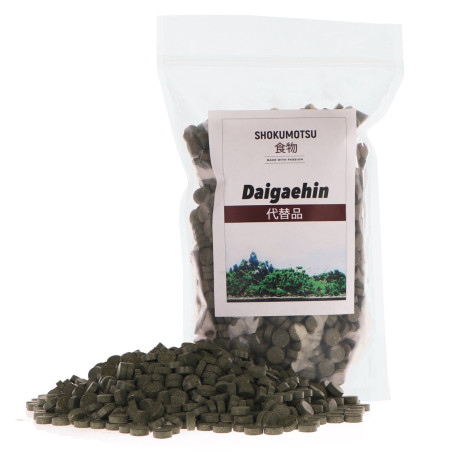 Spirulina w tabletkach SHOKUMOTSU Daigaehin 75 ml pokarm roślinny dla rybek