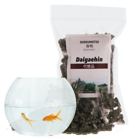 Spirulina w tabletkach SHOKUMOTSU Daigaehin 75 ml pokarm roślinny dla rybek