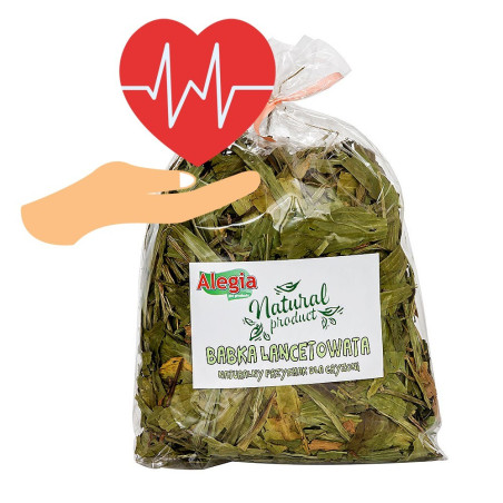 Alegia Babka Lancetowata 100g - Naturalne źródło błonnika dla gryzoni