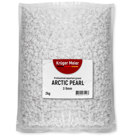 Żwirek akwarystyczny Kruger Meier Arctic Pearl perłowy 2–5 mm 2 kg
