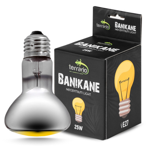 Terrario Banikane Neodymium Light - żarówka grzewcza neodymowa 25W | Idealna do terrarium