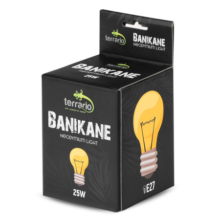Terrario Banikane Neodymium Light - żarówka grzewcza neodymowa 25W | Idealna do terrarium