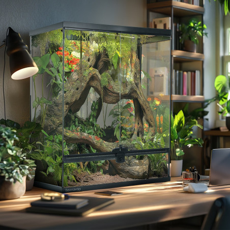 Terrario Oasis Verde 30 45x45x60 z zestawem - Gotowe do użycia
