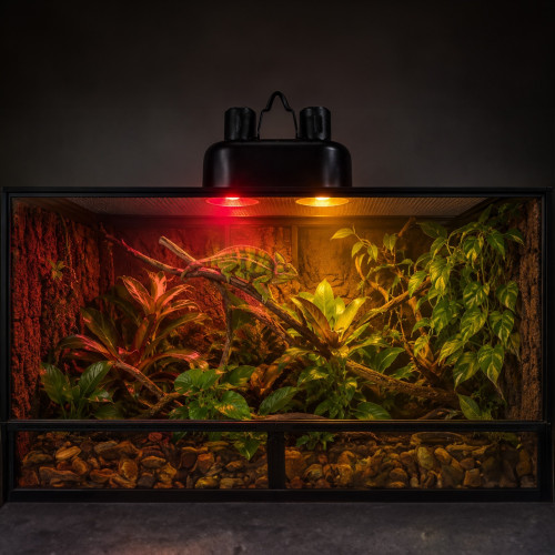 Podwójna lampa grzewcza Terrario DUORAY 2.0 do terrarium