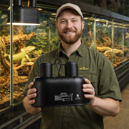 Podwójna lampa grzewcza Terrario DUORAY 2.0 do terrarium