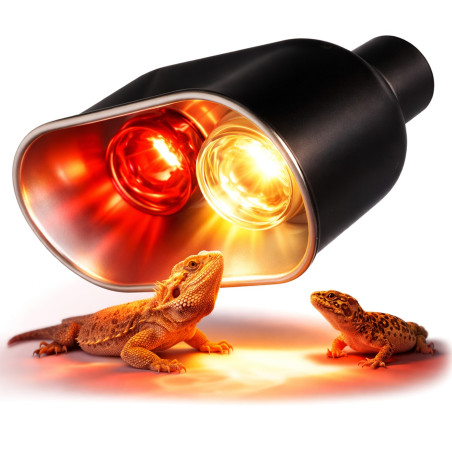 Podwójna lampa grzewcza Terrario DUORAY 2.0 do terrarium