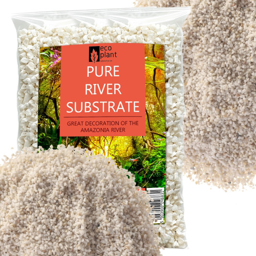 Eco Plant Pure River 1kg - żwirek jasny 1-3mm | Krystaliczna woda