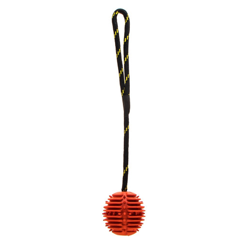 HappyPet Atomic Rope Ball - piłka na sznurku | Idealna do aportu i zabawy