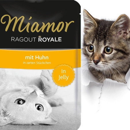 Miamor Ragout Royal 100g kurczak w galarecie - Smaczna i pełnowartościowa, szybka wysyłka
