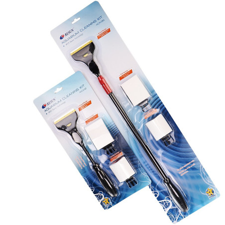 Resun Aqua Clean Kit 30cm - czyścik gąbkowy i skrobak 3w1 | Szybkie czyszczenie akwarium