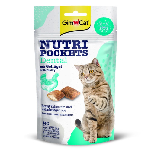 GimCat Nutri Pochets Dental - Zdrowe zęby i świeży oddech