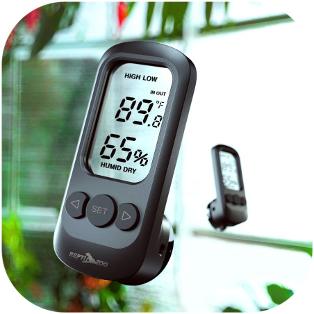 Repti-Zoo Digital Alarm Thermometer Hygrometer | Idealny do terrarium