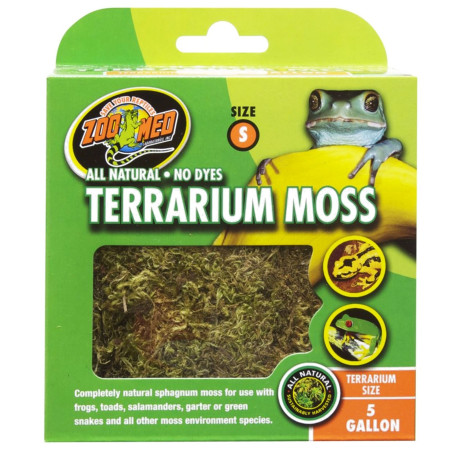 Zoomed Terrarium Moss 1,64l - mech torfowiec | Idealny do wilgotnych terrariów
