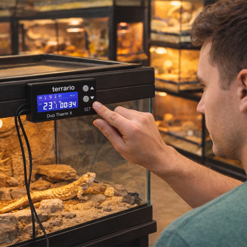 Termostat Terrario Duo Therm X dzień i noc z programatorem czasowym