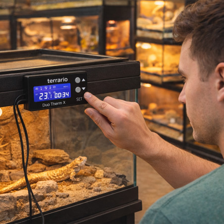 Termostat Terrario Duo Therm X dzień i noc z programatorem czasowym