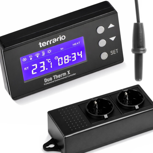 Termostat Terrario Duo Therm X dzień i noc z programatorem czasowym