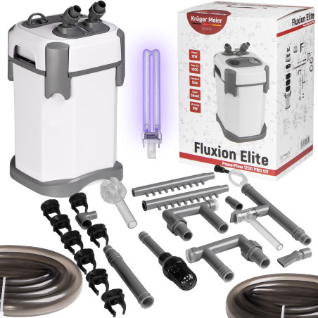Kruger Meier Fluxion Elite 1200 UVC PRO - Krystaliczna woda w akwarium 100-250 l