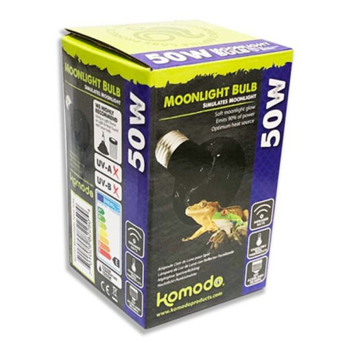 Komodo Moonlight 75W - nocna żarówka grzewcza | Bezpieczne ciepło dla gadów