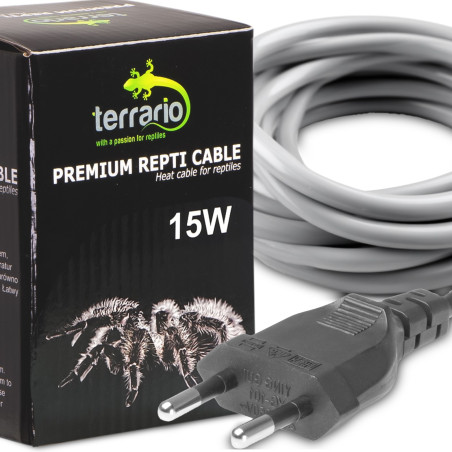 Kabel grzewczy Terrario Premium Repti Cable 15W wodoodporny 5,5 m do terrarium