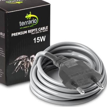 Kabel grzewczy Terrario Premium Repti Cable 15W wodoodporny 5,5 m do terrarium