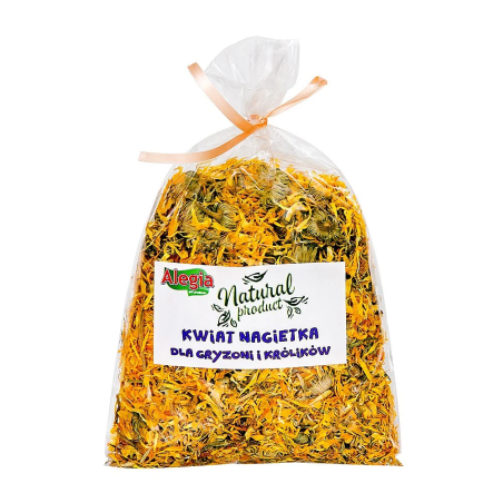 Alegia kwiat nagietka 60g - Naturalny, smakowity dodatek dla gryzoni