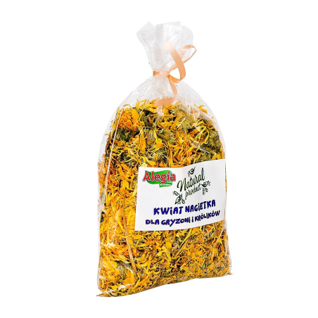 Alegia kwiat nagietka 60g - Naturalny, smakowity dodatek dla gryzoni