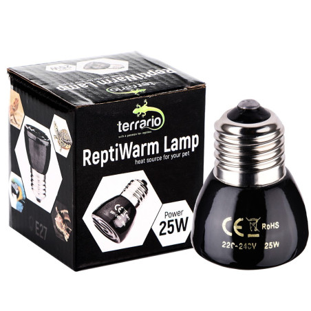 Terrario ReptiWarm 25W - mini emiter ciepła | Idealny do małych terrariów