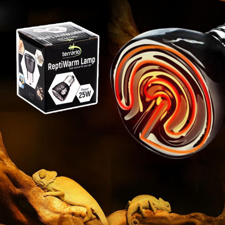 Terrario ReptiWarm 25W - mini emiter ciepła | Idealny do małych terrariów