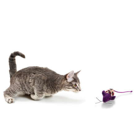 HappyPet Velour Mice - myszka dla kota | Miękka, trwała — stymuluje instynkt łowiecki