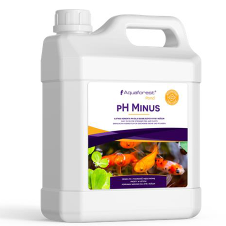 Preparat pH Minus Aquaforest POND 1L – szybkie i bezpieczne obniżenie pH w oczkach wodnych