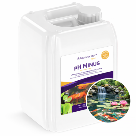 Preparat pH Minus Aquaforest POND 1L – szybkie i bezpieczne obniżenie pH w oczkach wodnych