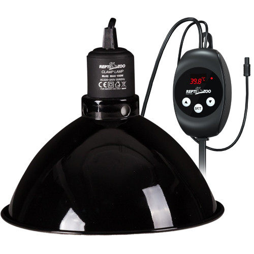 Repti-Zoo Big Lamp with Thermostat - Precyzyjne ogrzewanie terrarium, szybka wysyłka