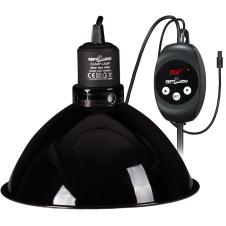 Repti-Zoo Big Lamp with Thermostat - Precyzyjne ogrzewanie terrarium, szybka wysyłka