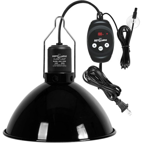 Repti-Zoo Big Lamp with Thermostat - Precyzyjne ogrzewanie terrarium, szybka wysyłka