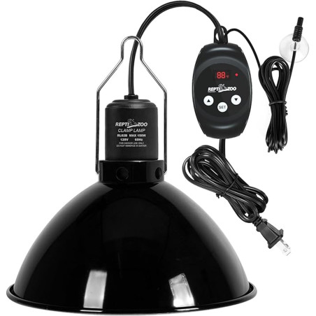 Repti-Zoo Big Lamp with Thermostat - Precyzyjne ogrzewanie terrarium, szybka wysyłka
