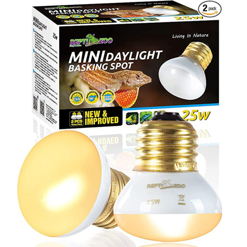 Repti-Zoo Mini Daylight Spot NANO 25W - Idealne do nano terrariów, 2 szt