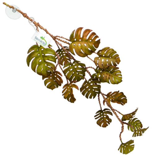 Terrario Sztuczna Roślina Monstera Wisząca 70 cm - Idealna dekoracja do terrarium